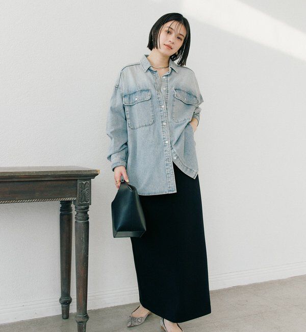  「【ベストセラー】【MONN.:.(モン)】ビッグデニムシャツ」|シャツ・ブラウス|