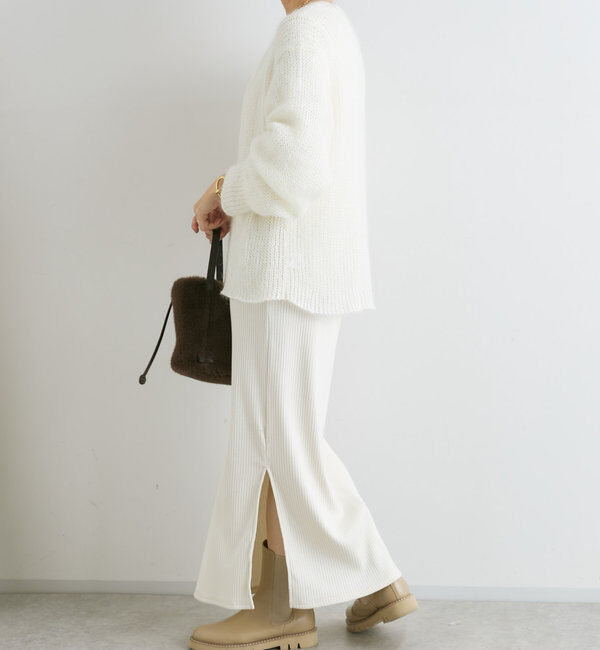  「【全骨格細見え】2WAYロングリブワンピース」|ワンピース|