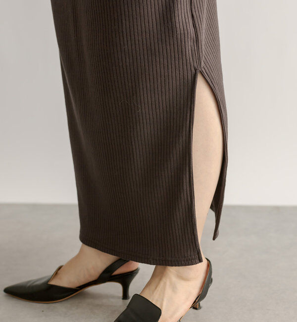  「【全骨格細見え】2WAYロングリブワンピース」|ワンピース|