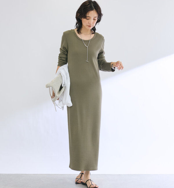  「【全骨格細見え】2WAYロングリブワンピース」|ワンピース|
