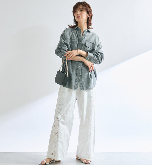  「【名品/リバイバル】【MONN.:.(モン)】Lightビッグデニムシャツ」|シャツ・ブラウス|