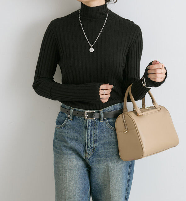  「【新色追加・リバイバル】シルクカシミヤリブニット」|ニット・セーター|