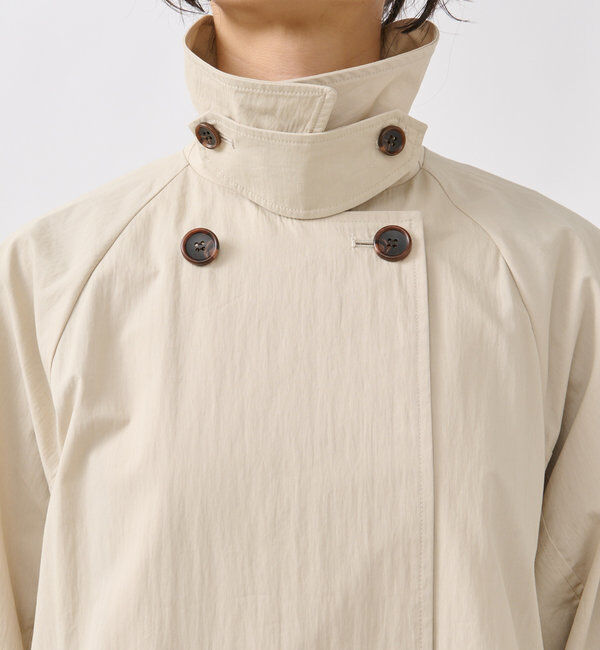  「【ラフに羽織れる】オーバーミドルトレンチコート」|トレンチコート|