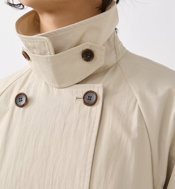  「【ラフに羽織れる】オーバーミドルトレンチコート」|トレンチコート|