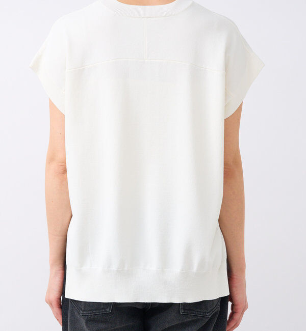  「【接触冷感】クールタッチショルダーニット」|ニット・セーター|