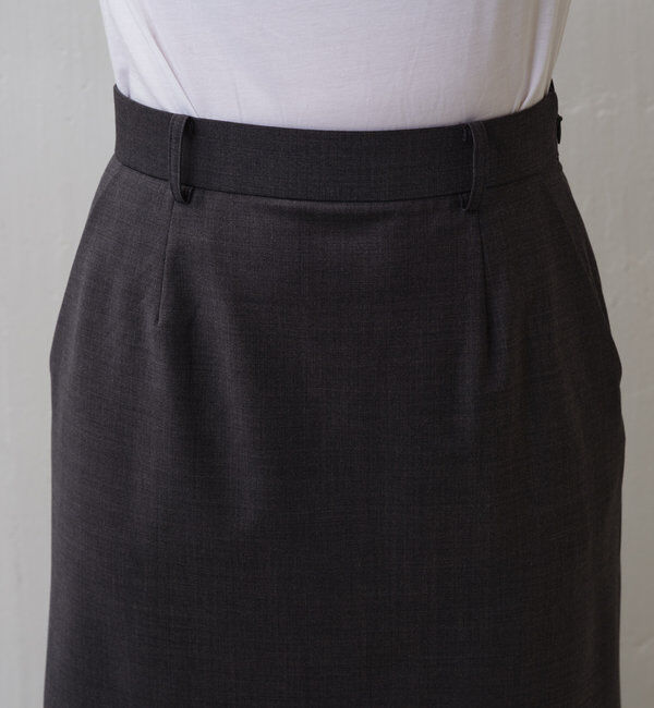  「【セットアップ対応】梳毛タイトスカート」|スカート|