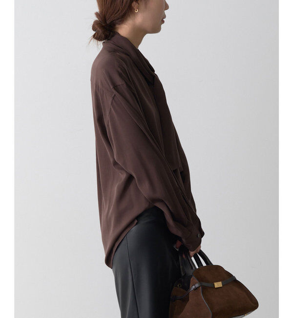  「キュプラボウタイブラウス」|シャツ・ブラウス|