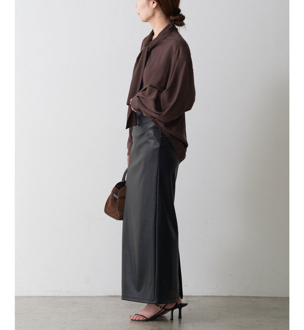  「キュプラボウタイブラウス」|シャツ・ブラウス|