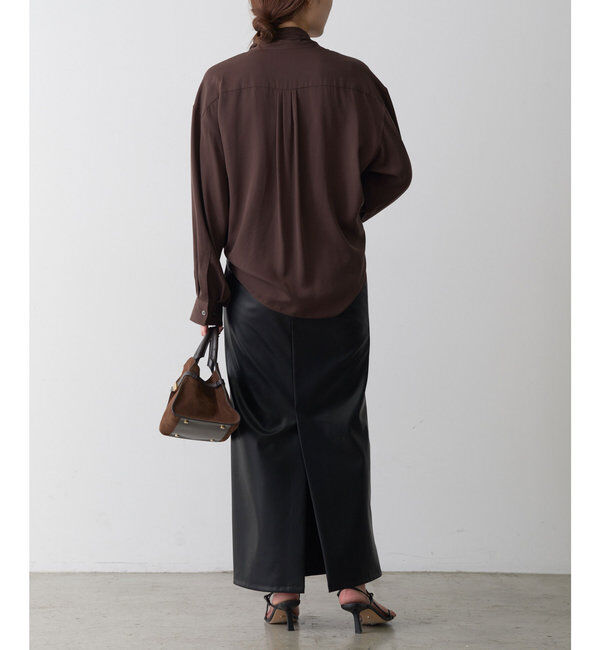  「キュプラボウタイブラウス」|シャツ・ブラウス|