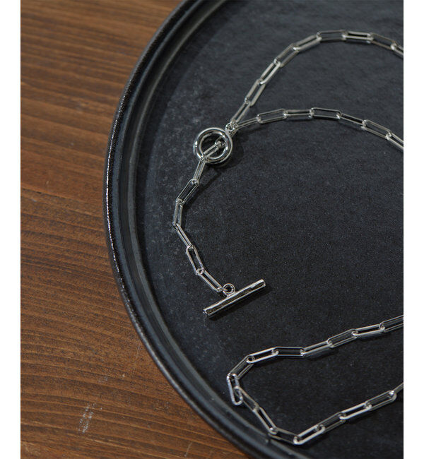  「オーバルチェーンネックレス」|リング|シルバー