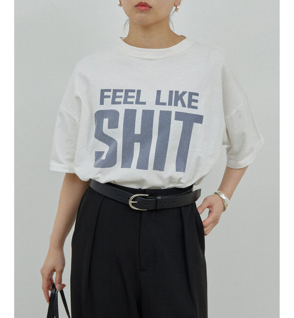  「【REMIRELIEF】BIGサイズTシャツ」|Tシャツ・カットソー|オフホワイト