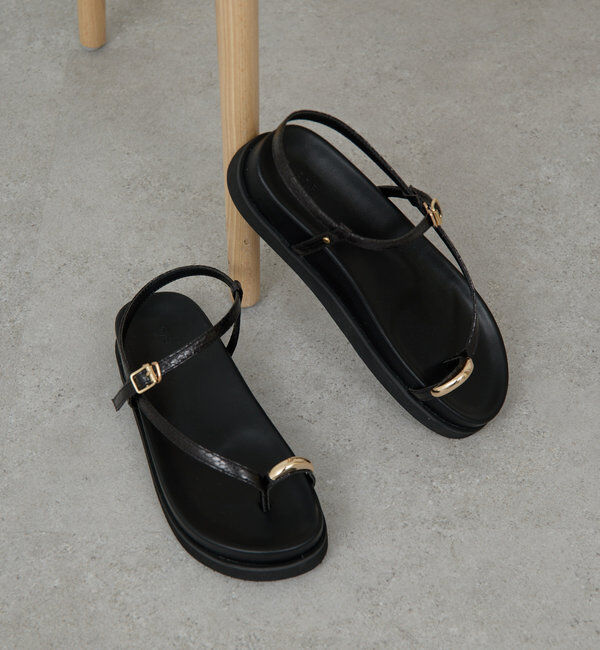  「【2.718】パイソンコードサンダル」|サンダル|