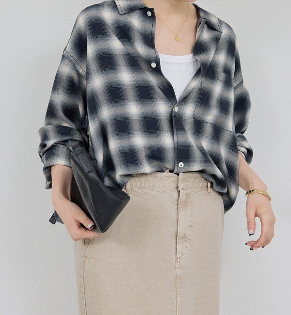  「オンブレチェックシャツ」|シャツ・ブラウス|