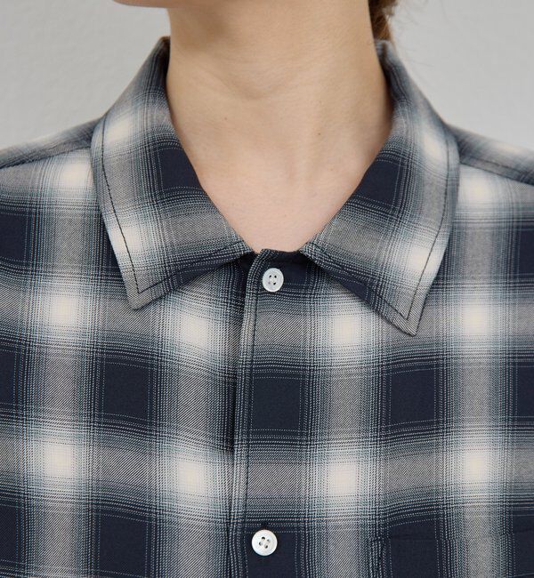  「オンブレチェックシャツ」|シャツ・ブラウス|