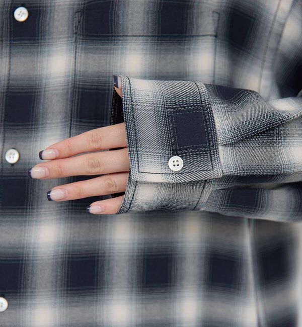  「オンブレチェックシャツ」|シャツ・ブラウス|