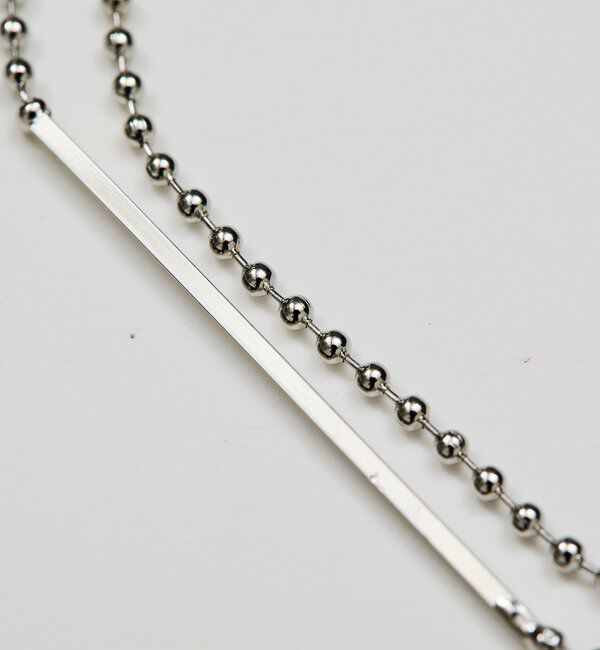  「ボールチェーンロングネックレス」|リング|