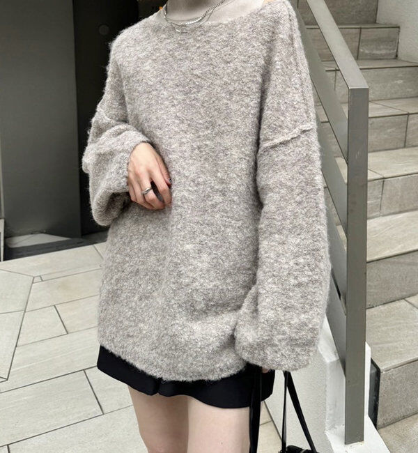  「【スタッフおすすめアイテム】ブークレMIXニット」|ニット・セーター|