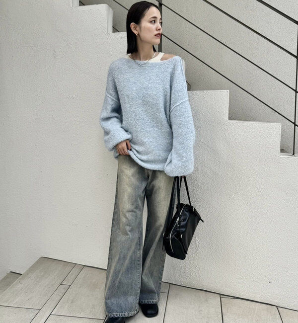  「【スタッフおすすめアイテム】ブークレMIXニット」|ニット・セーター|