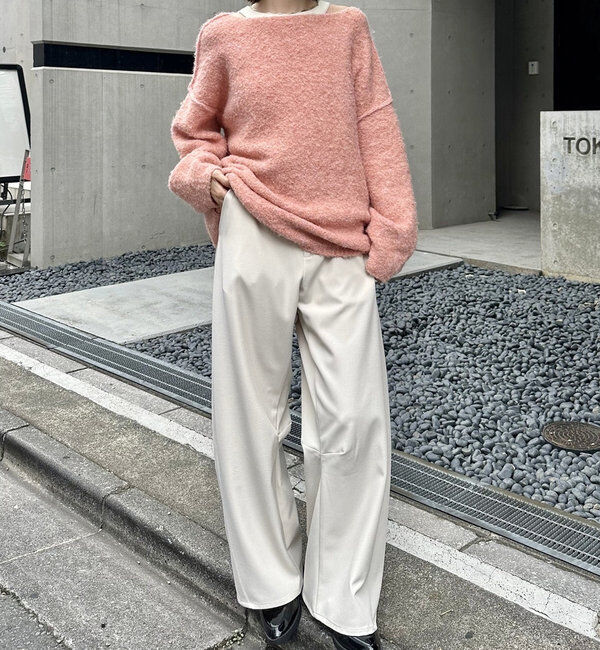  「【スタッフおすすめアイテム】ブークレMIXニット」|ニット・セーター|