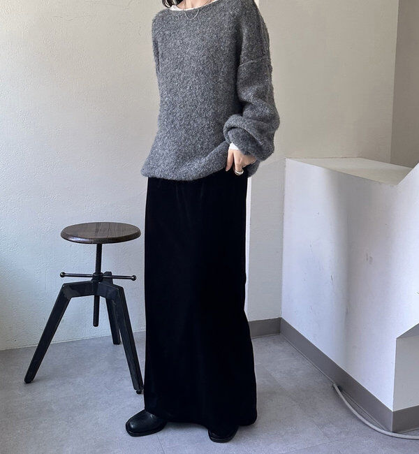  「【スタッフおすすめアイテム】ブークレMIXニット」|ニット・セーター|