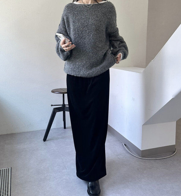  「【スタッフおすすめアイテム】ブークレMIXニット」|ニット・セーター|