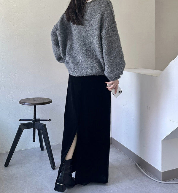  「【スタッフおすすめアイテム】ブークレMIXニット」|ニット・セーター|