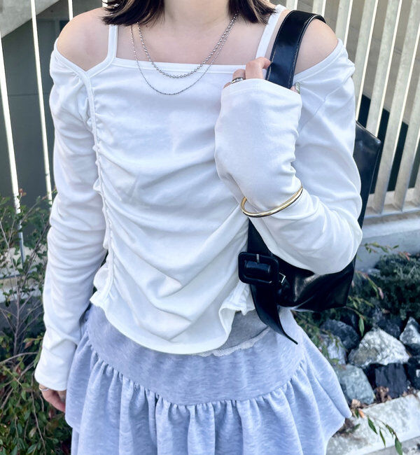  「[mline]デザイントップス」|Tシャツ・カットソー|