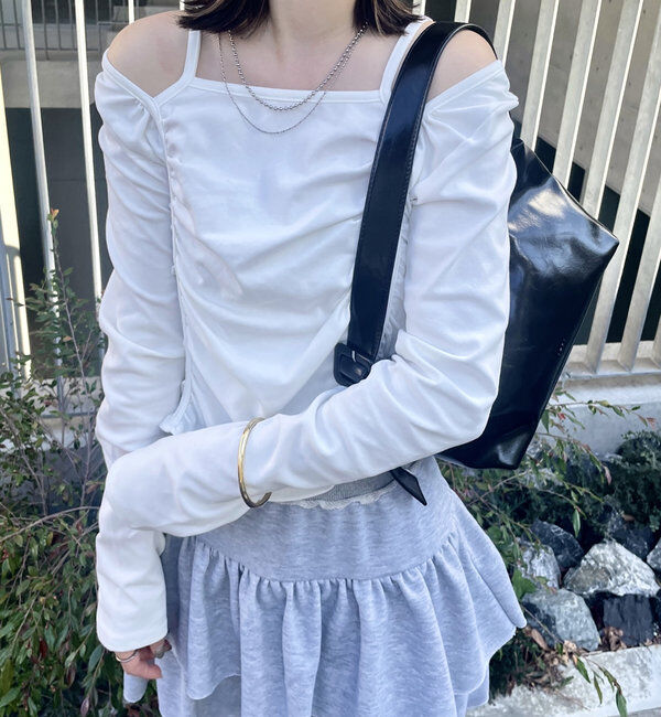  「[mline]デザイントップス」|Tシャツ・カットソー|