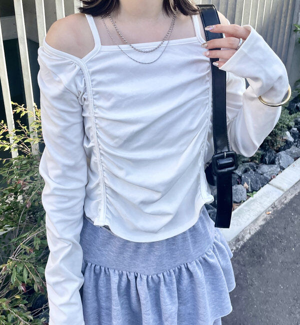  「[mline]デザイントップス」|Tシャツ・カットソー|