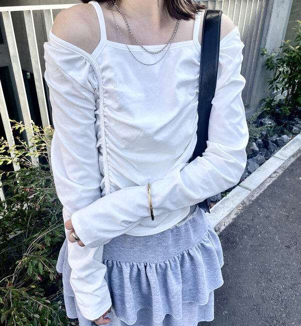  「[mline]デザイントップス」|Tシャツ・カットソー|