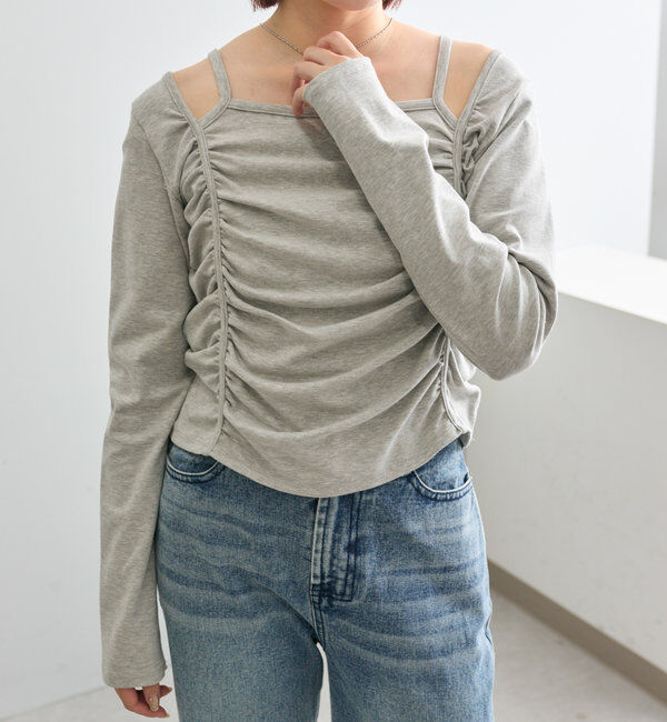  「[mline]デザイントップス」|Tシャツ・カットソー|