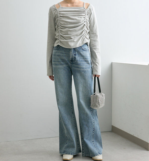  「[mline]デザイントップス」|Tシャツ・カットソー|