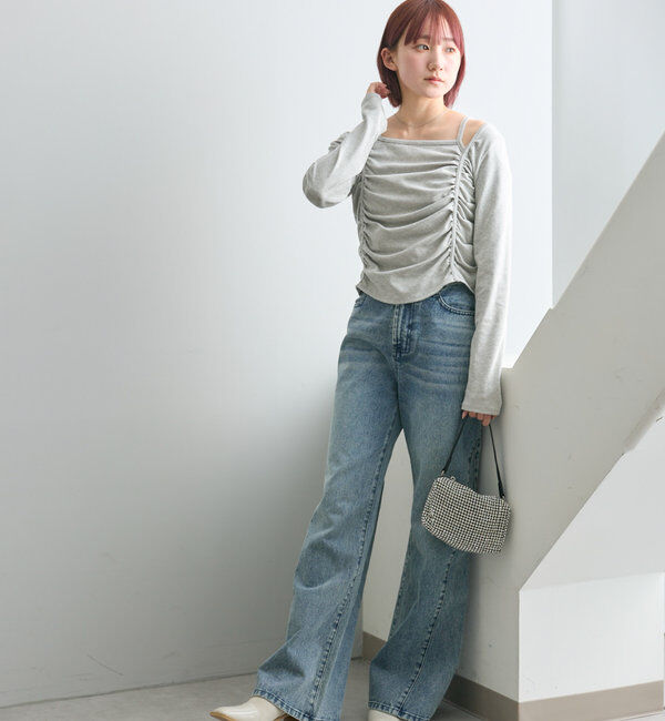  「[mline]デザイントップス」|Tシャツ・カットソー|