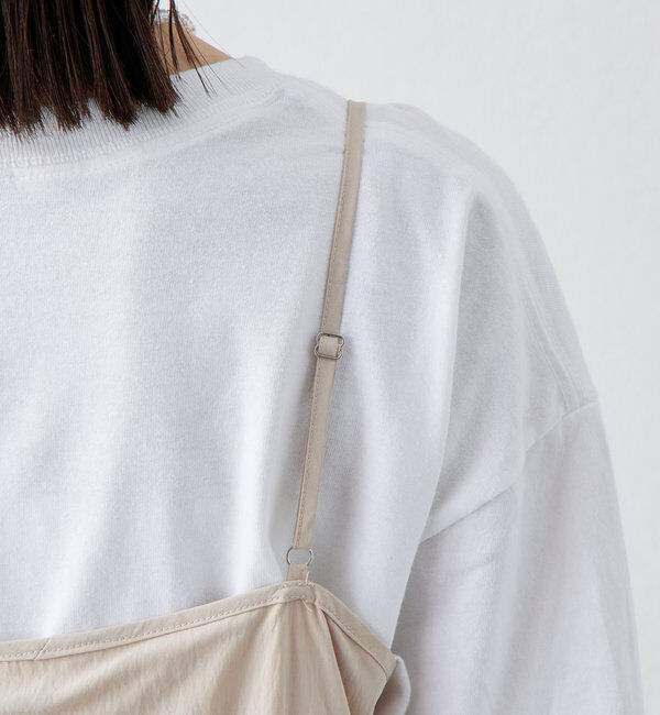  「ティアードフリルキャミワンピース」|ワンピース|