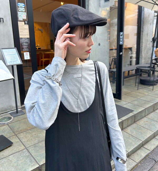  「ティアードフリルキャミワンピース」|ワンピース|