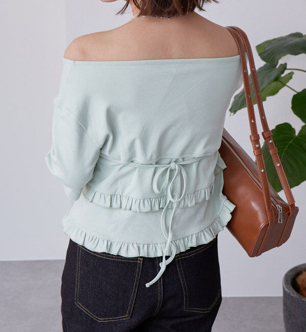  「レイヤードフリルTシャツ」|Tシャツ・カットソー|