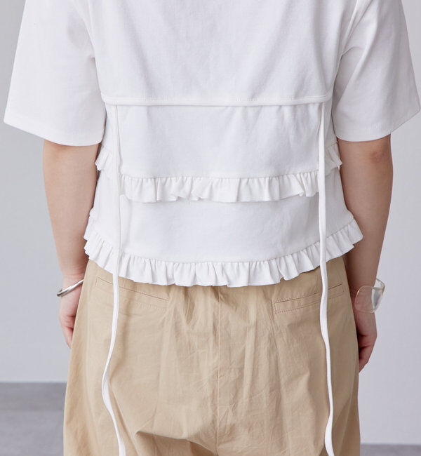  「レイヤードフリルTシャツ」|Tシャツ・カットソー|
