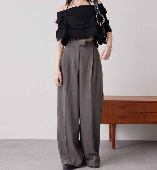  「レイヤードフリルTシャツ」|Tシャツ・カットソー|