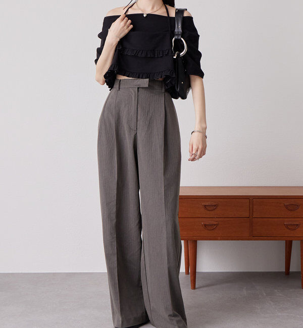  「レイヤードフリルTシャツ」|Tシャツ・カットソー|