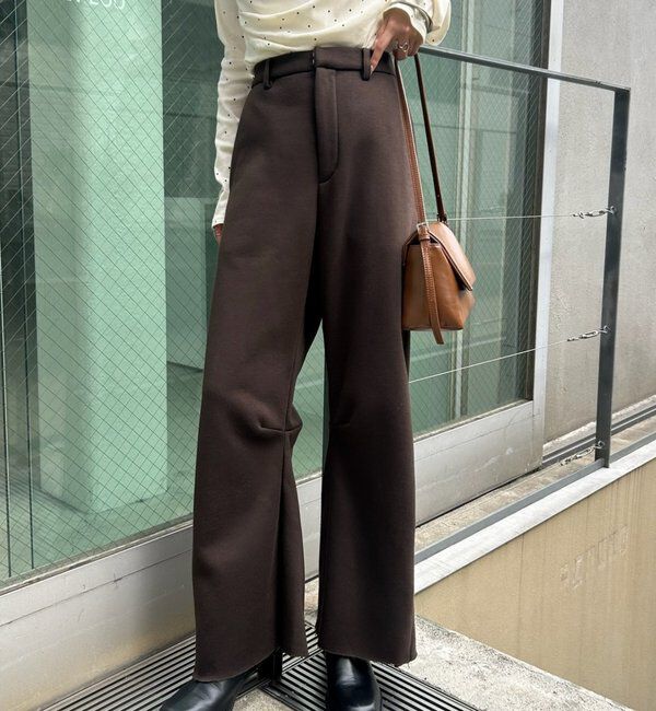  「【WEB限定/年間総売上1位！】裏起毛カーブスウェットパンツ」|チノ|