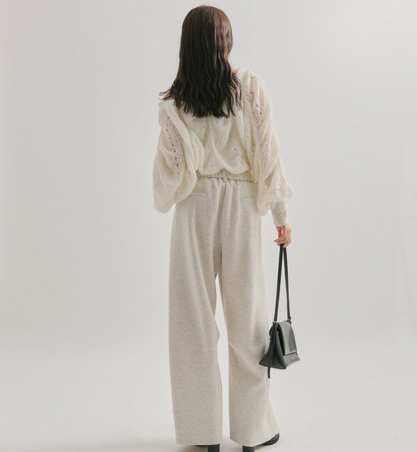  「【WEB限定/年間総売上1位！】裏起毛カーブスウェットパンツ」|チノ|