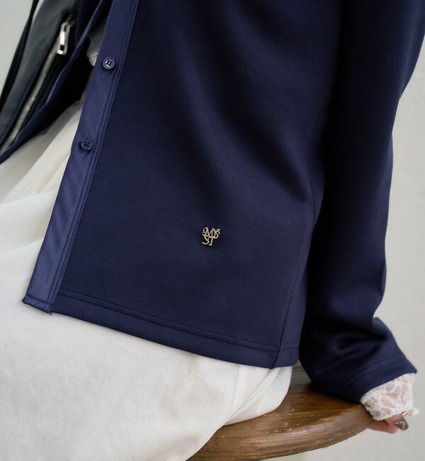  「サテン切り替えポンチフーディ」|Tシャツ・カットソー|