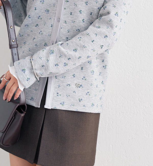  「サテン切り替えポンチフーディ」|Tシャツ・カットソー|