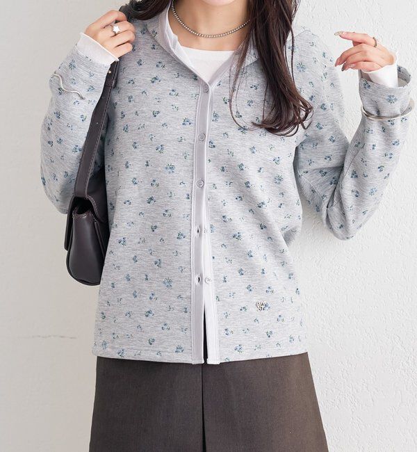  「サテン切り替えポンチフーディ」|Tシャツ・カットソー|