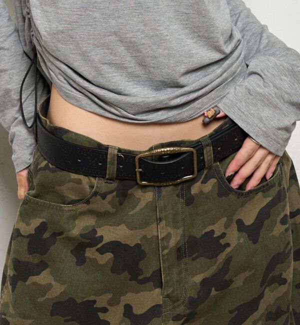  「型押しベルト」|ベルト|