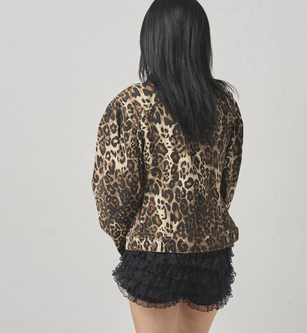  「パフスリーブデニムジャケット」|ブルゾン・スタジャン|