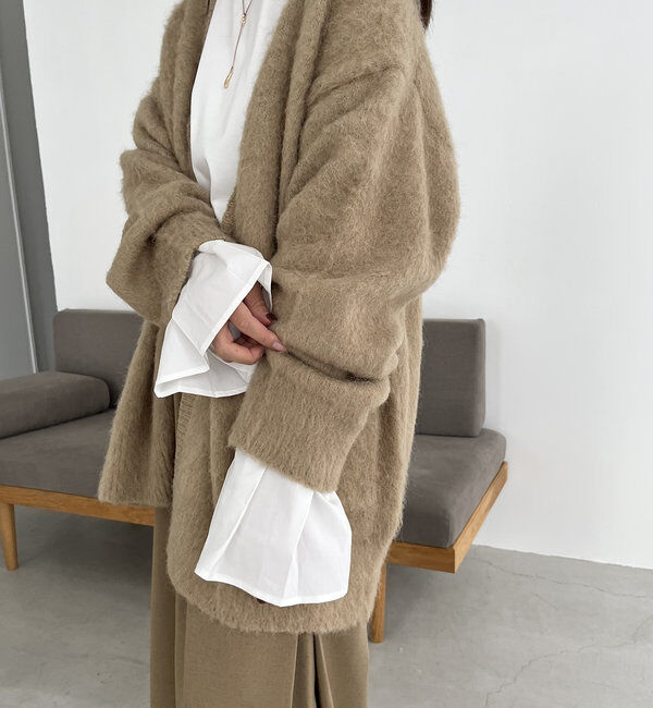  「【セットアップ対応】ジャケット風カーディガン」|カーディガン|