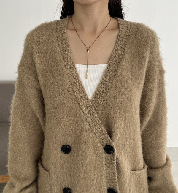  「【セットアップ対応】ジャケット風カーディガン」|カーディガン|