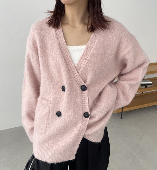  「【セットアップ対応】ジャケット風カーディガン」|カーディガン|