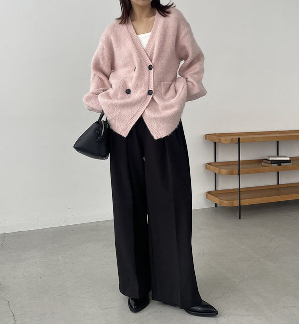  「【セットアップ対応】ジャケット風カーディガン」|カーディガン|